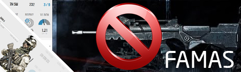Не используйте FAMAS, говорит DICE