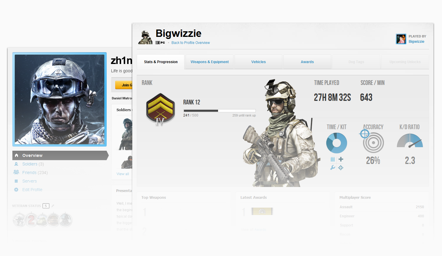 Нас ждет обновленный Battlelog до версии 2.0