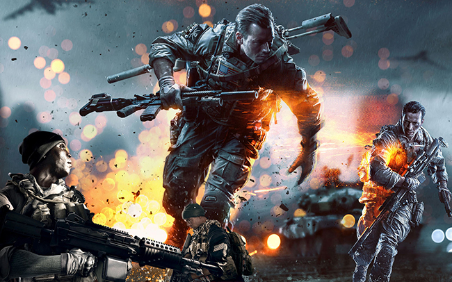 Два скриншота Battlefield 4