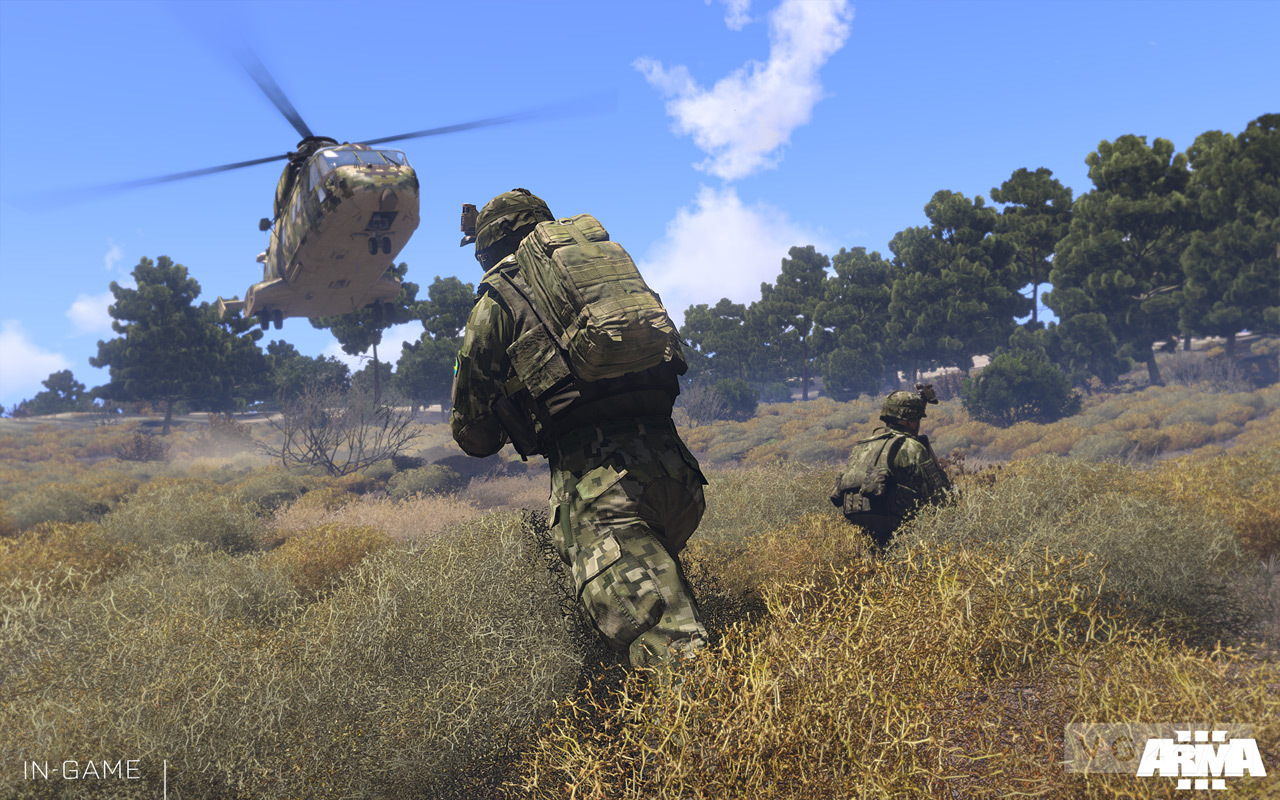 Целый час геймплея из ArmA 3