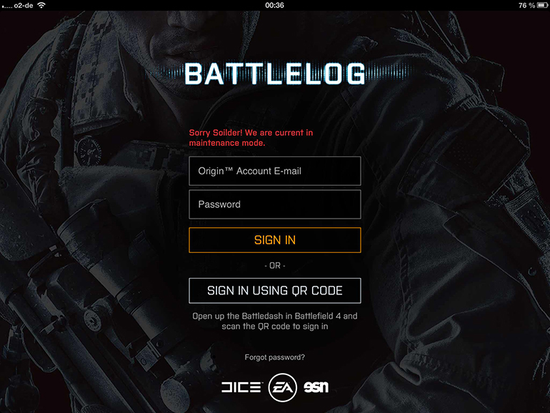 Приложение Battlelog для iPad #Battlefield 4